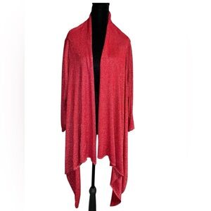 Nue Options Vibrant Red Women's Poncho